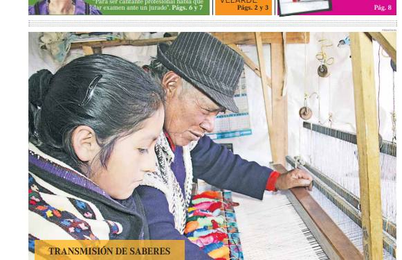 Tejer la vida, el depurado arte textil de San Pedro de Cajas